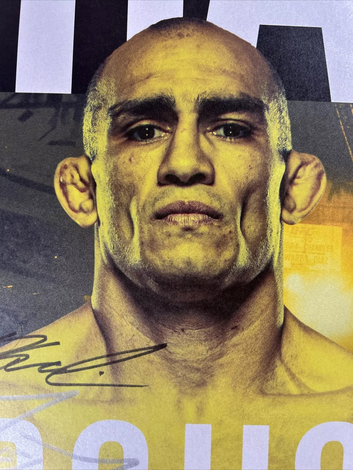 UFC 262 Signed Event Poster SBC Charles Oliveira Vs Michael Chandler