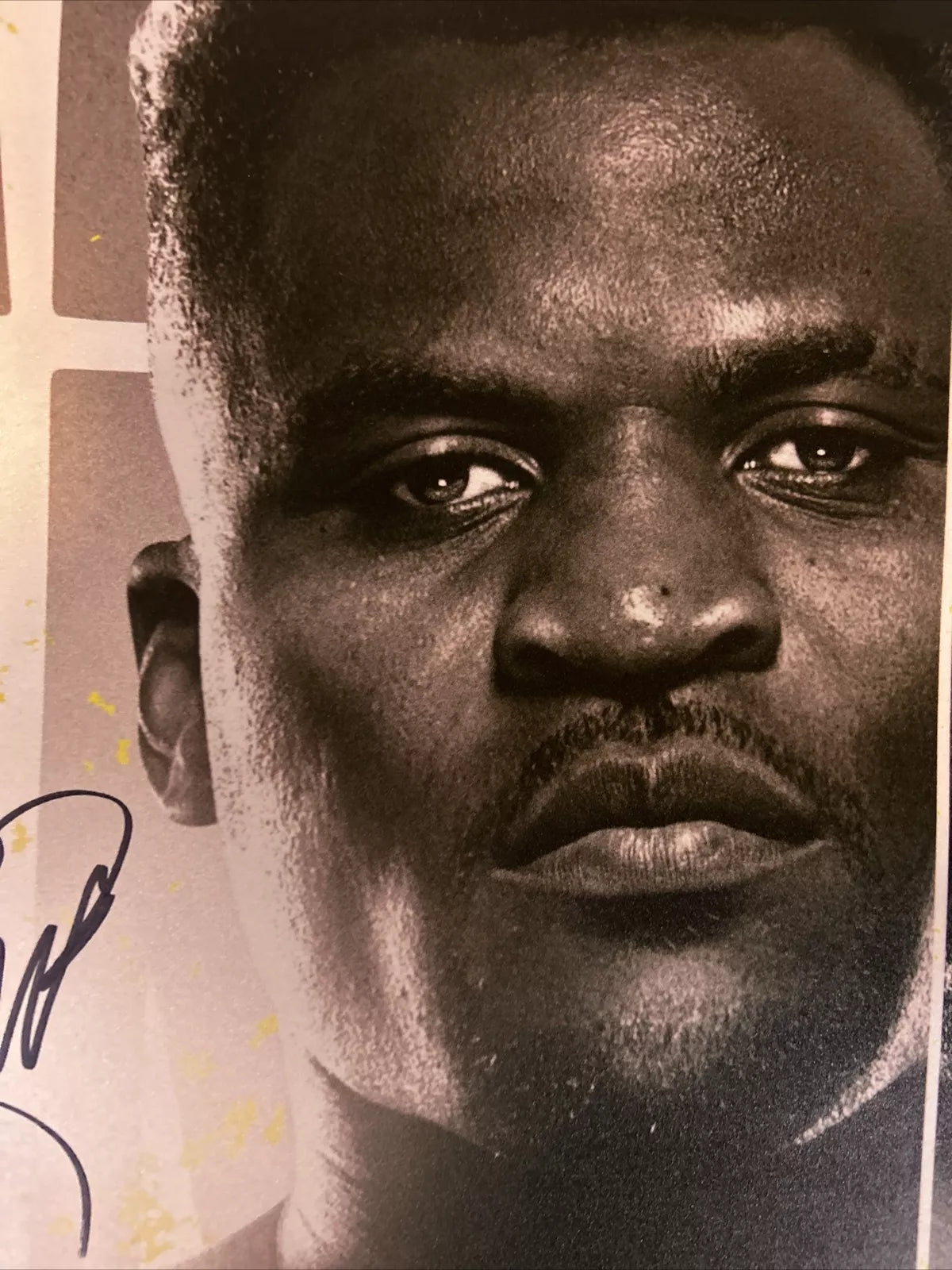 UFC 270 Francis Ngannou vs Ciryl Gane Signed Event Poster SBC Moreno Nurmagomedov