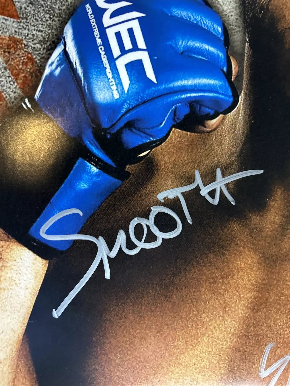 WEC 43 Benson Henderson Vs Donald Cowboy Cerrone Signed Event Poster SBC