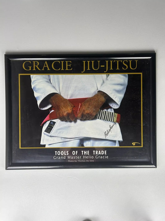 Helio Gracie Signed Picture with Frame