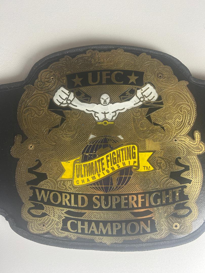 UFC 1 Belt, signed by Royce Gracie