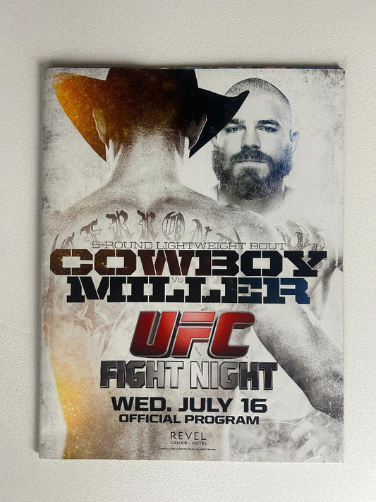 Donald Cowboy Cerrone Vs Jim Miller Program