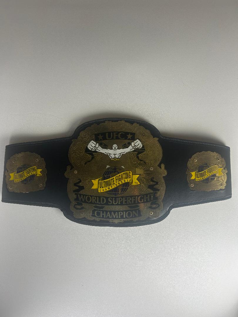 UFC 1 Belt, signed by Royce Gracie