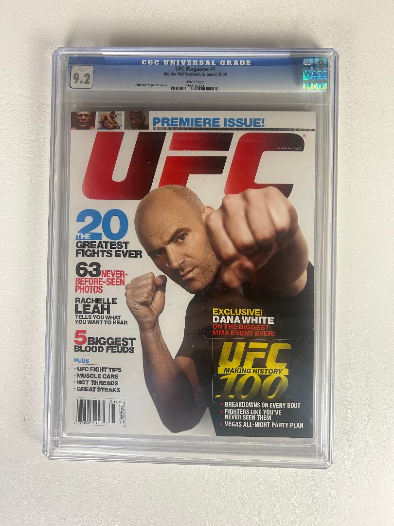 UFC 1 Magazine. 9.2 Grading. 3rd highest graded in the world!